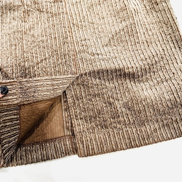 Vintage BFA Classics Brown Corduroy Broad Wale Midi Skirt - Picture 7 of 8